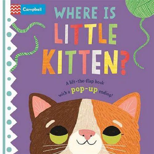 Okładka książki Where is little kitten? / [illustrated by Hannah Abbo ; Macmillan Publishers International Limited].