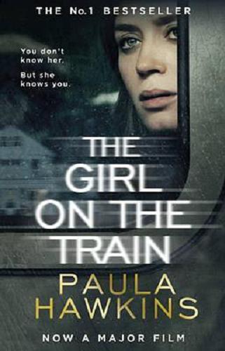 Okładka książki The girl on the train / Paula Hawkins.