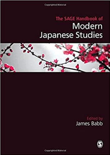 Okładka książki The sage handbook of modern Japanese studies / redakcja James Babb.