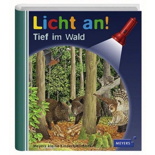 Okładka książki Tief im Wald / ilustracje René Mettler.