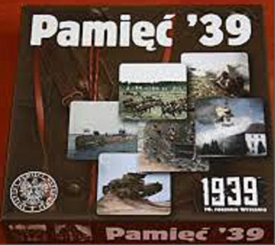 Okładka książki  Pamięć 39  4