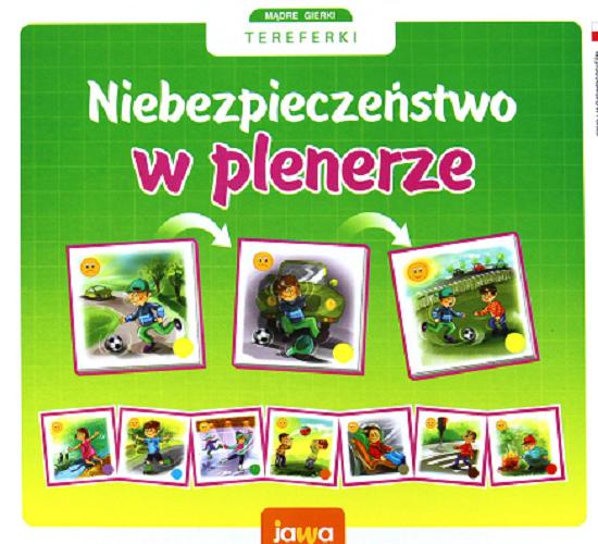 Okładka książki Niebezpieczeństwo w plenerze / ilustracje Monika Giełżecka ; projekt pudełka Zbyszek Derkacz.