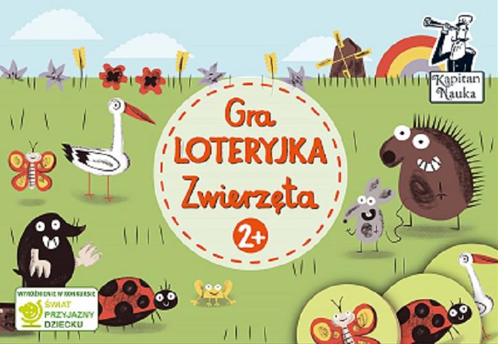 Okładka książki Gra Loteryjka : Zwierzęta / ilustracje Maciej Łazowski.