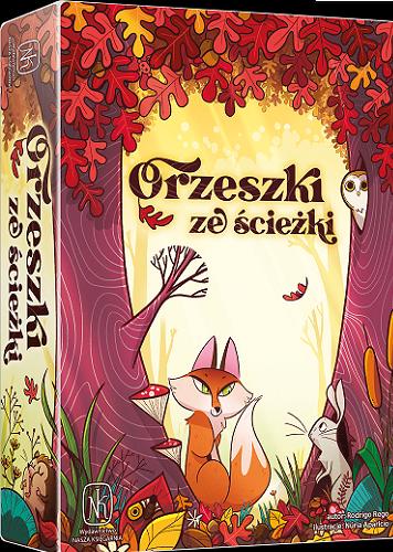 Okładka książki Orzeszki ze ścieżki : [Gra planszowa] / Rego, Rodrigo ; ilustracje Núria Aparicio.