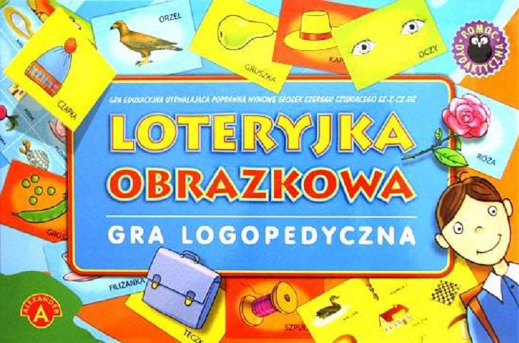 Okładka książki Loteryjka obrazkowa : gra logopedyczna / opracowała Izabela Stankiewicz.
