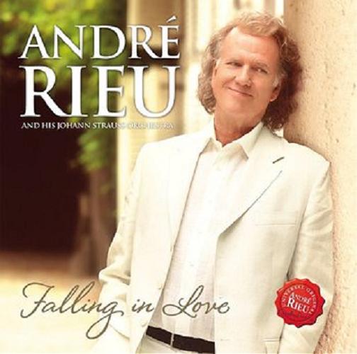 Okładka książki Andre Rieu and his Johann Strauss Orchestra [Dokument dźwiękowy] : falling in love / Andre Rieu Productions, Universal Music Germany, Universal Music Polska.