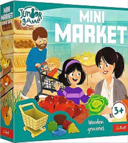 Okładka książki Mini Market / [Gra planszowa] ilustrations: Małgorzata Detner, Iwona Murawska ; graphic design: Monica Duc, Iwona Murawska, Przemysław Walczak.