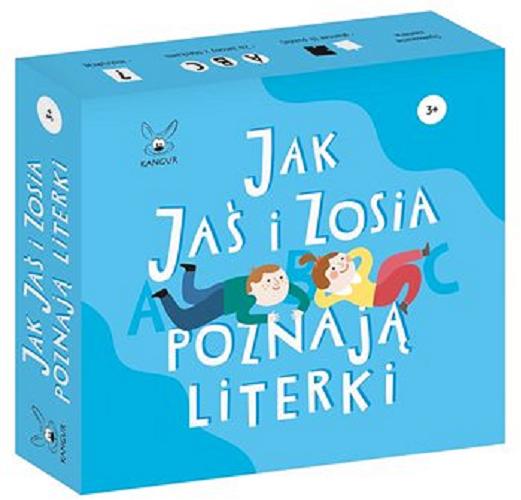 Okładka książki Jak Jaś i Zosia poznają literki : [Gra] / opracowanie graficzne Joanna Bartosik.