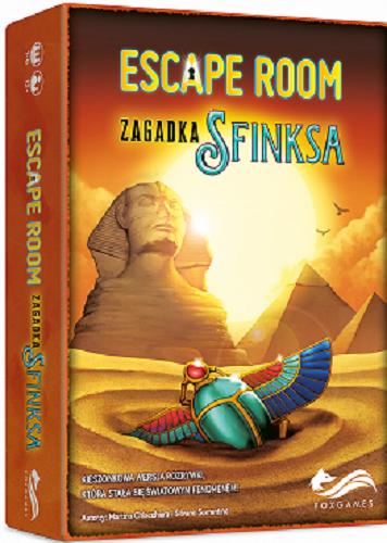 Okładka książki Escape room [Gra karciana] : zagadka Sfinksa / Autorzy: Martino Chiacchiera, Silvano Sorrentino.