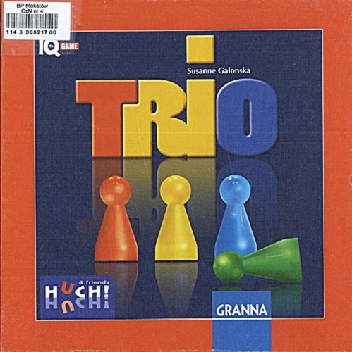 Okładka książki Trio [Gra planszowa] / Susanne Galonska.