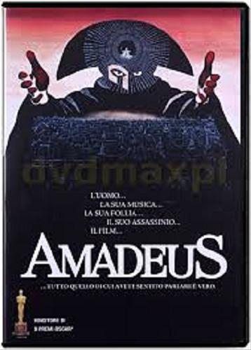Okładka książki Amadeusz [Film] / reżyseria Milos Forman ; scenariusz na podstawie własnej sztuki Peter Shaffer.