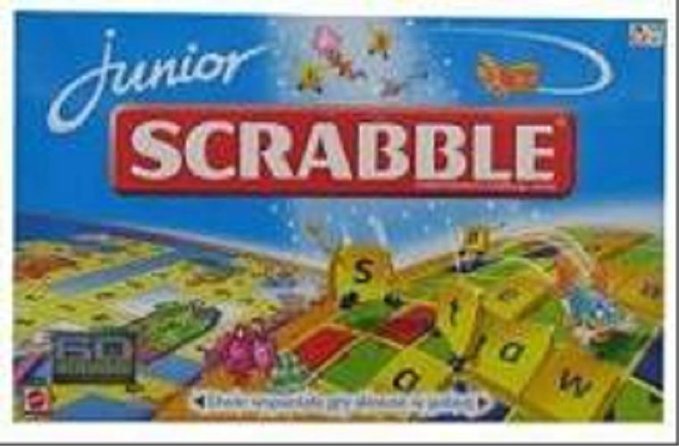 Okładka książki Scrabble junior : [Gra planszowa] / dwie wspaniałe gry słowne w jednej