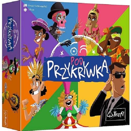 Okładka książki Pod przykrywką / [Gra] autor gry: Fred Krahwinkel ; ilustracje: Stivo ; opracowanie wersji polskiej Adam Bukowski, Tomasz Czerwiński, Paulina Kortas.