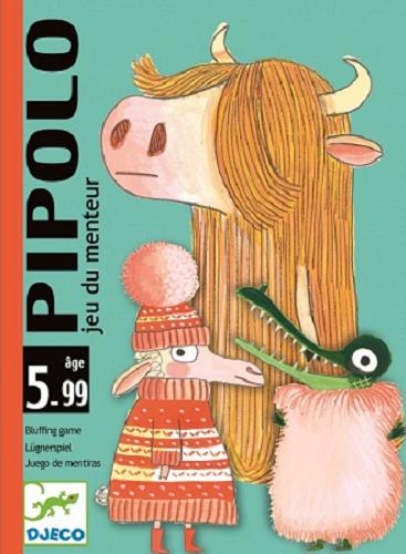 Okładka książki Pipolo [Gra karciana] : jeu du menteur / design Benjamin Chaud.