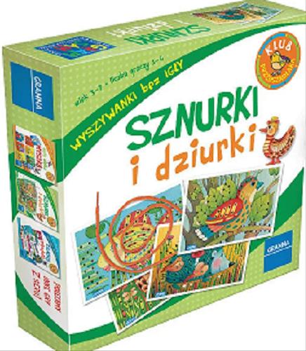 Okładka książki Sznurki i dziurki / [Gra edukacyjna] ilustracje Elżbieta Gaudasińska.