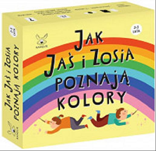Okładka książki Jak Jaś i Zosia poznają kolory / [Gra edukacyjna] opracowanie graficzne Joanna Bartosik ; rymowała Monika Czoik-Nowicka.