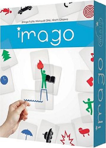 Okładka książki Imago / gra autorstwa Shingo Fujita, Motoyuki Ohki, Hiromi Oikawa ; z grafikami Laury Michaud i Shintaro Ono.