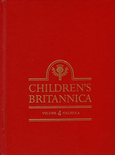 Okładka książki Children`s Britannica. Vol. 4, Caligula to Cleveland.