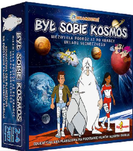 Okładka książki Był sobie kosmos / koncepcja gry Janusz Feliks; projekt postaci Jean Barbaud; projekt graficzny Piotr Żyłko, Tomasz Żyłko.