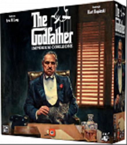 Okładka książki The Godfather / [Gra planszowa] / Imperium Corleone Eric M. Lang ; ilustracje Karl Kopiński ; tłumaczenie Piotr Wiśniewski