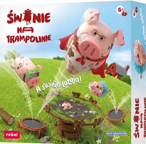Okładka książki Świnie na trampolinie / [Gra] projekt gry Kim Vandenbroucke, PlayMonster Group.