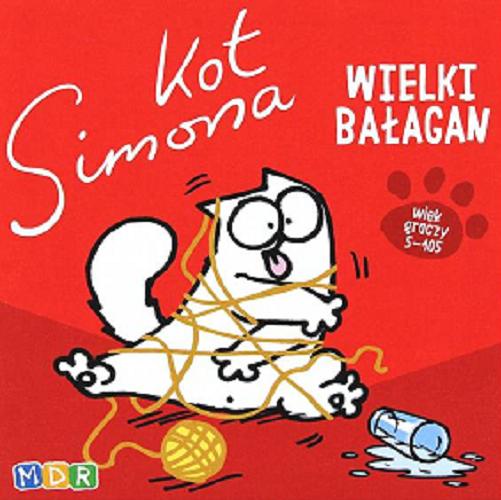 Okładka książki Kot Simsona : [Gra edukacyjna] wielki bałagan / koncepcja gry, projekt graficzny D&M Rapa ; ilustracje Simon Tofield.