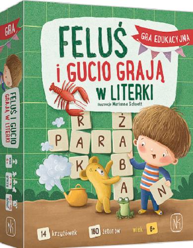 Okładka książki  Feluś i Gucio grają w literki : [Gra planszowa] gra edukacyjna  1