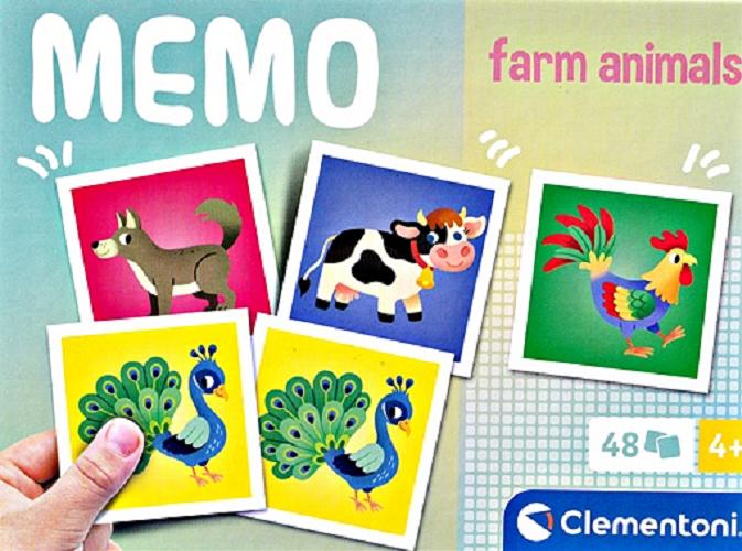 Okładka książki Memo : [ Gra planszowa] : farm animals.