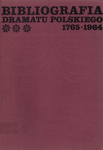 Okładka książki  Bibliografia dramatu polskiego 1765-1939. T. 3 : Indeksy  1