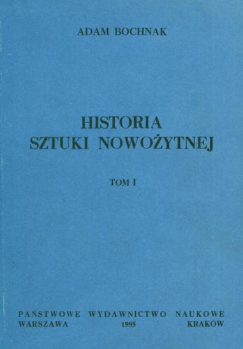 Okładka książki  Historia sztuki nowożytnej  1