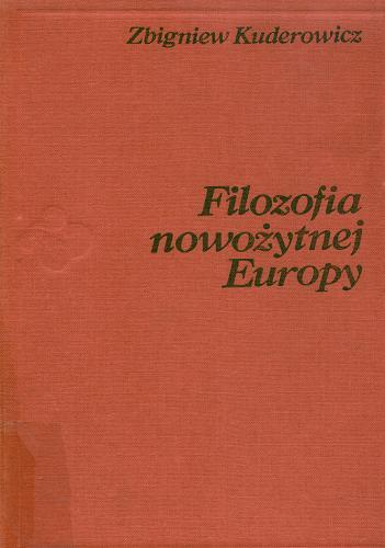 Okładka książki  Filozofia nowożytnej Europy  10