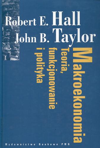 Okładka książki  Makroekonomia : teoria, funkcjonowanie i polityka  1