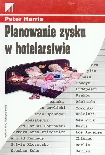 Okładka książki  Planowanie zysku w hotelarstwie  1