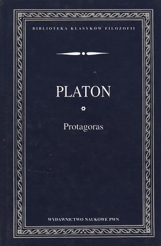 Okładka książki Protagoras / Plato ; przedm., opr., Leopold Regner.