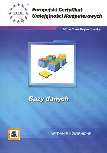 Okładka książki Bazy danych /  Mirosława Kopertowska.