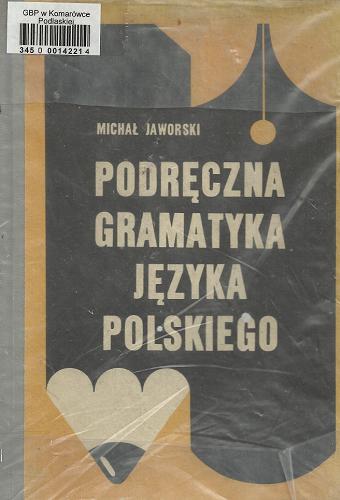 Okładka książki  Podręczna gramatyka języka polskiego  3