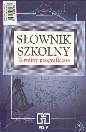 Okładka książki Terminy geograficzne / Jan Flis.