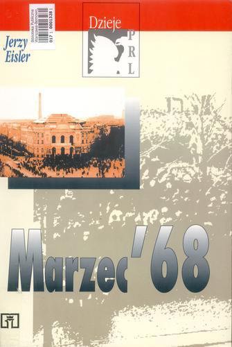 Okładka książki Marzec `68 / Jerzy Eisler.