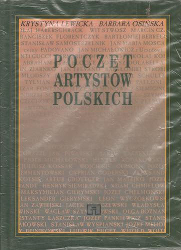 Okładka książki Poczet artystów polskich i w Polsce działających / Krystyna Lewicka, Barbara Osińska.