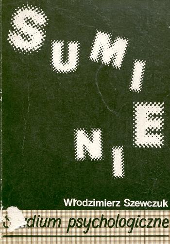 Okładka książki Sumienie : studium psychologiczne / Włodzimierz Szewczuk.