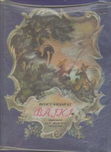 Okładka książki Bajki / Ignacy Krasicki ; ilustrował Jan Marcin Szancer ; tekst przygotował i przypisami opatrzył Feliks Przyłubski.