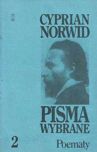Okładka książki Poematy / Cyprian Kamil Norwid ; wybrał i objaśnił Juliusz W. Gomulicki.