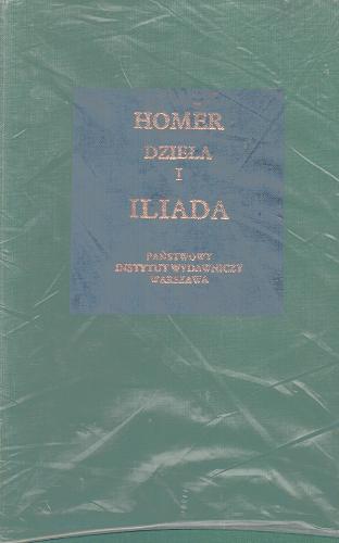 Okładka książki Dzieła T. 2 Odyseja / Homerus ; tł. Lucjan Siemieński ; wstłp, komentar Zygmunt Kubiak.