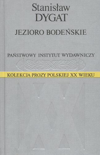 Okładka książki Jezioro Bodeńskie / Stanisław Dygat.