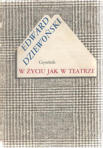 Okładka książki W życiu jak w teatrze / Edward Dziewoński.