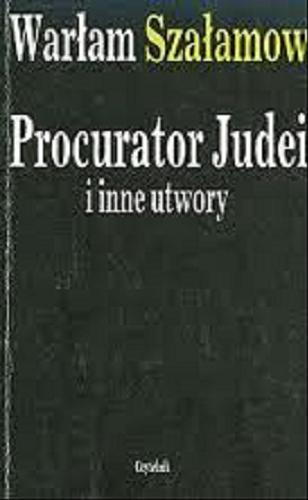Okładka książki  Procurator Judei i inne utwory  4