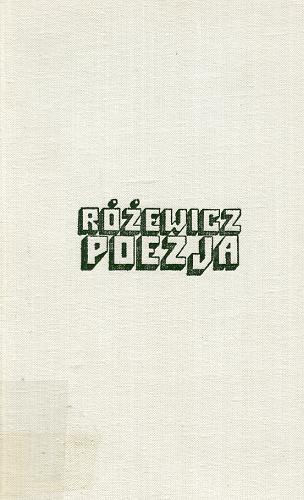 Okładka książki Poezja. T. 2 / Tadeusz Rozewicz.