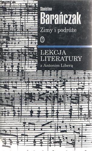 Okładka książki Zimy i podróże / Stanisław Barańczak.