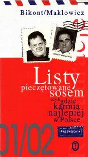 Okładka książki  Listy pieczętowane sosem czyli Gdzie karmią najlepiej w Polsce: przewodnik  3