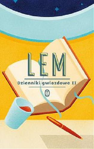 Okładka  Dzienniki gwiazdowe II / Stanisław Lem ; [projekt okładki i stron tytułowych Przemek Dębowski ; na str. 85 rysunek autora].